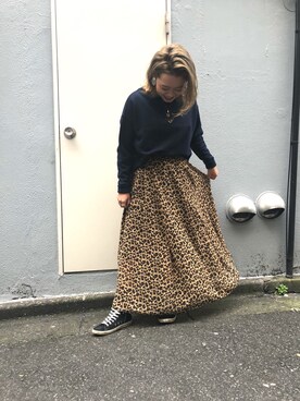 「LANDWARDS（ランドワーズ）のアイテム」を使った、B'2nd@shinjukuさん（レディース・157cm）の秋コーディネート