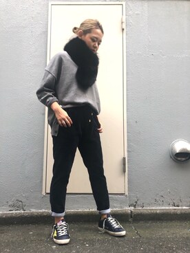 「Yasutoshi Ezumi（ヤストシエズミ）のアイテム」を使った、B'2nd@shinjukuさん（レディース・157cm）の秋コーディネート