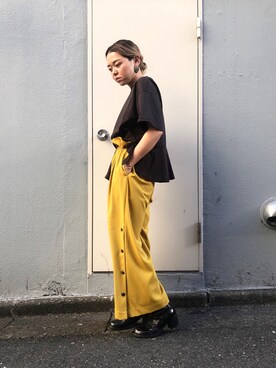 「EZUMi（エズミ）のアイテム（その他パンツ）」を使った、B'2nd@shinjukuさん（レディース・157cm）の夏コーディネート