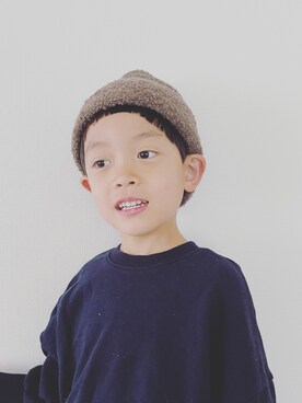 「SWAN（スワン）のアイテム（スウェット）」を使った、sousowaさん（キッズ・110cm）の春コーディネート