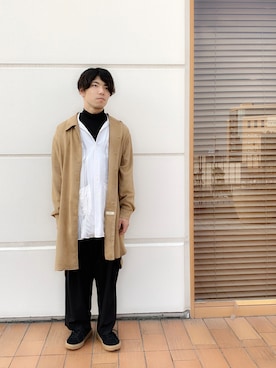 「シンプルおしゃれが好き」｜ヨネさん（メンズ・169cm）の秋コーディネート