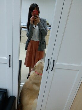 「TOMMY HILFIGER（トミーヒルフィガー）のアイテム（テーラードジャケット）」を使った、Koharu Sakuraiさん（レディース・155cm）の秋コーディネート