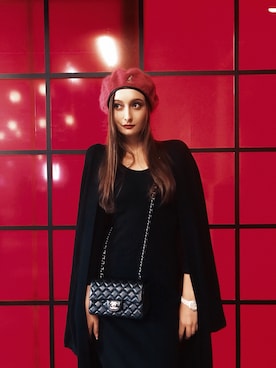「chanel」｜「アイテム（ハンチング/ベレー帽）」を使った、ASHLEY🌹さん（レディース・174cm）の夏コーディネート