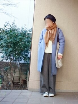 「COS（コス）のアイテム（その他アウター）」を使った、ケイコさん（レディース・150cm）の冬コーディネート