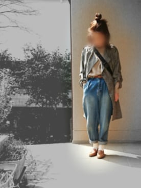 「Bertini（ヴェルティニ）のアイテム」を使った、ケイコさん（レディース・150cm）の春コーディネート