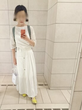 「ras（ラス）のアイテム」を使った、ケイコさん（レディース・150cm）の夏コーディネート