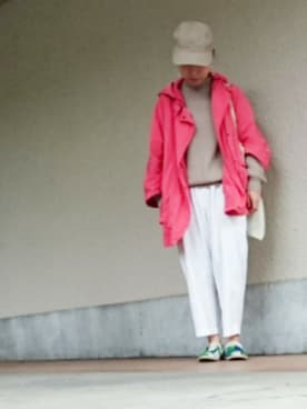 「BLANK　（ブランク）のアイテム」を使った、ケイコさん（レディース・150cm）の春コーディネート