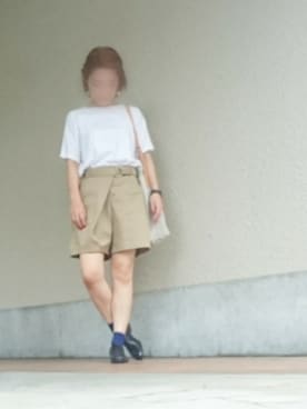 「CAT COPY（キャットコピー）のアイテム」を使った、ケイコさん（レディース・150cm）の夏コーディネート