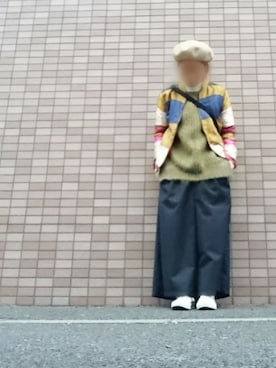 「H&M（エイチ・アンド・エム）のアイテム（ブルゾン）」を使った、ケイコさん（レディース・150cm）の冬コーディネート