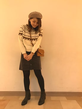 itsuさん（レディース・159cm）の冬コーディネート