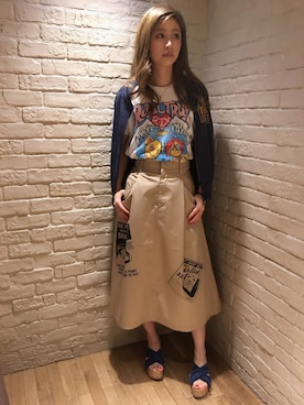 anna yamaguchiさん（レディース・162cm）の春コーディネート