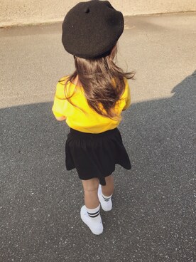 「こども ビームス（コドモビームス）のアイテム（スリッポン）」を使った、SGRさん（キッズ・80cm）の夏コーディネート