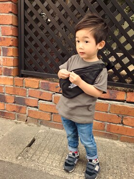 ボディバッグ ウエストポーチを使った 3歳男の子 の人気ファッションコーディネート Wear