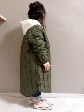 「ロールアップ」｜「アイテム（その他アウター）」を使った、SGRさん（キッズ・110cm）の冬コーディネート