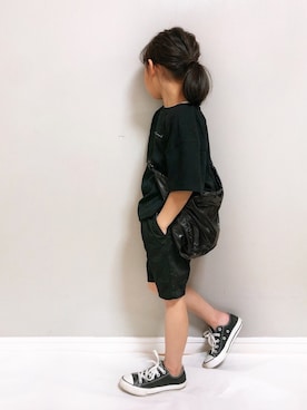 「ザノースフェイス」｜SGRさん（キッズ・110cm）の春コーディネート