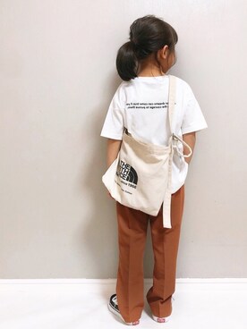 「ザノースフェイス」｜SGRさん（キッズ・110cm）の春コーディネート