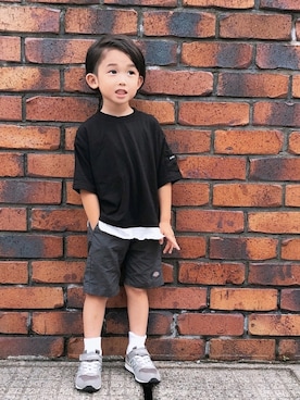 「息子コーデ」｜「アイテム（レッグウェア）」を使った、SGRさん（キッズ・110cm）の夏コーディネート