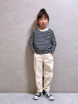 「MACKINTOSH PHILOSOPHY（ﾏｯｷﾝﾄｯｼｭ ﾌｨﾛｿﾌｨｰ）のアイテム」を使った、SGRさん（キッズ・110cm）の春コーディネート