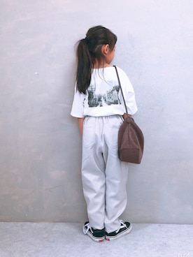 「AZUL by moussy（アズールバイマウジー）のアイテム」を使った、SGRさん（キッズ・110cm）の春コーディネート