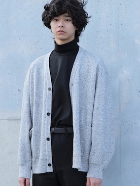 「ETHOSENS（エトセンス）のアイテム（トップス）」を使った、palm maison storeさん（メンズ・183cm）の夏コーディネート