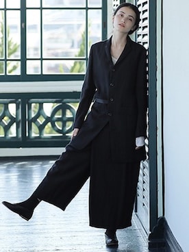 「アイテム（テーラードジャケット）」を使った、palm maison storeさん（メンズ・169cm）の秋コーディネート