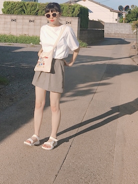 mame\☺︎/さん（レディース・160cm）の夏コーディネート