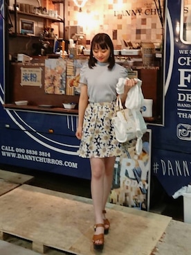 「お買い物」｜「アイテム（サンダル）」を使った、shokoさん（レディース・165cm）の夏コーディネート