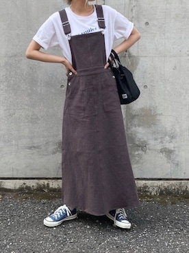 「Drifter（ドリフター）のアイテム（バッグ）」を使った、kurikiさん（レディース・160cm）の春コーディネート