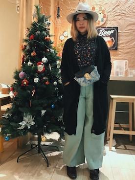 「GAYA（ガヤ）のアイテム」を使った、包BAOさん（レディース・172cm）の冬コーディネート