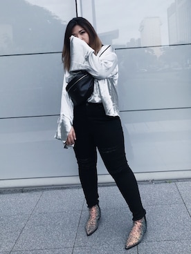 「Envol Avec Ning」｜包BAOさん（レディース・172cm）の冬コーディネート