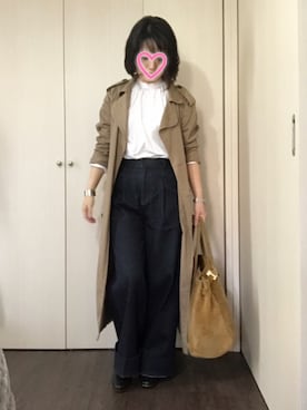 「NSF（エヌエスエフ）のアイテム（ジャケット/アウター）」を使った、Emilyさん（レディース・151cm）の秋コーディネート