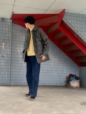 「Marie Ohira」｜「アイテム（ジャケット/アウター）」を使った、kazuoさん（メンズ・176cm）の冬コーディネート