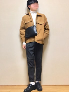 「SEVENDAYS=SUNDAY（セブンデイズサンデイ）のアイテム（その他アウター）」を使った、eiseiさん（メンズ・163cm）の冬コーディネート
