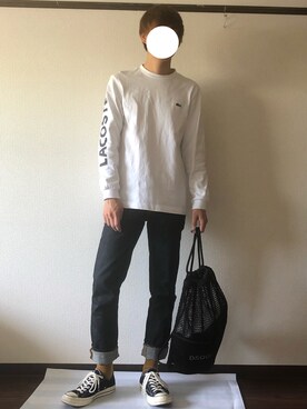 「DSQUARED2（ディースクエアード）のアイテム（バッグ）」を使った、じょうさん（メンズ・170cm）の春コーディネート