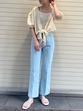 「アイテム（アンサンブル）」を使った、a m iさん（レディース・167cm）の夏コーディネート