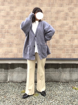 「piccin」｜「アイテム（その他シューズ）」を使った、miiさん（レディース・156cm）の冬コーディネート