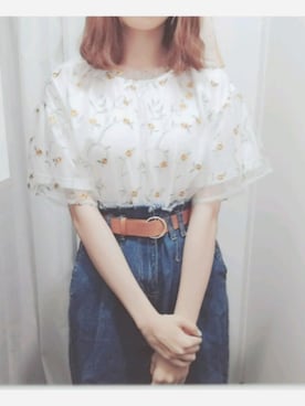 Linnnさん（レディース・158cm）の夏コーディネート