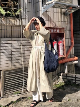 「URBAN RESEARCH（アーバンリサーチ）のアイテム（ハンチング/ベレー帽）」を使った、KellyLeeさん（レディース・166cm）の秋コーディネート