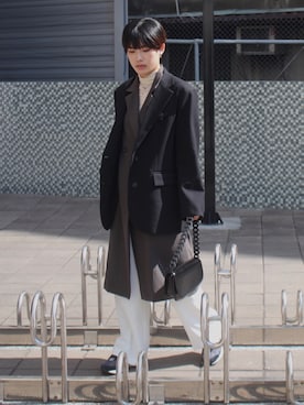 「西裝外套」｜KellyLeeさん（レディース・166cm）の冬コーディネート