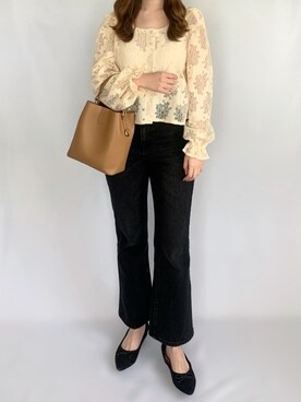 「tiptop」｜maiさん（レディース・159cm）の冬コーディネート