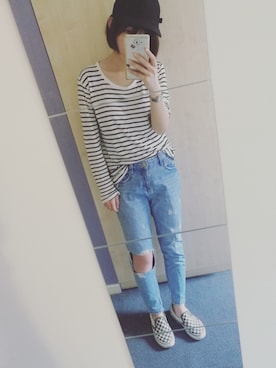 「Gc（ジーシー）のアイテム」を使った、marodadyさん（レディース・163cm）の春コーディネート
