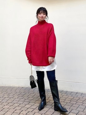 yuukaさん（レディース・155cm）の冬コーディネート