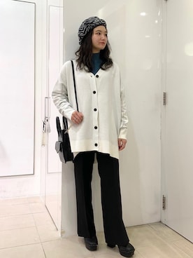 「PAGEBOY（ページボーイ）のアイテム（ハンチング/ベレー帽）」を使った、yuukaさん（レディース・155cm）の冬コーディネート