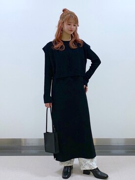 yuukaさん（レディース・156cm）の冬コーディネート