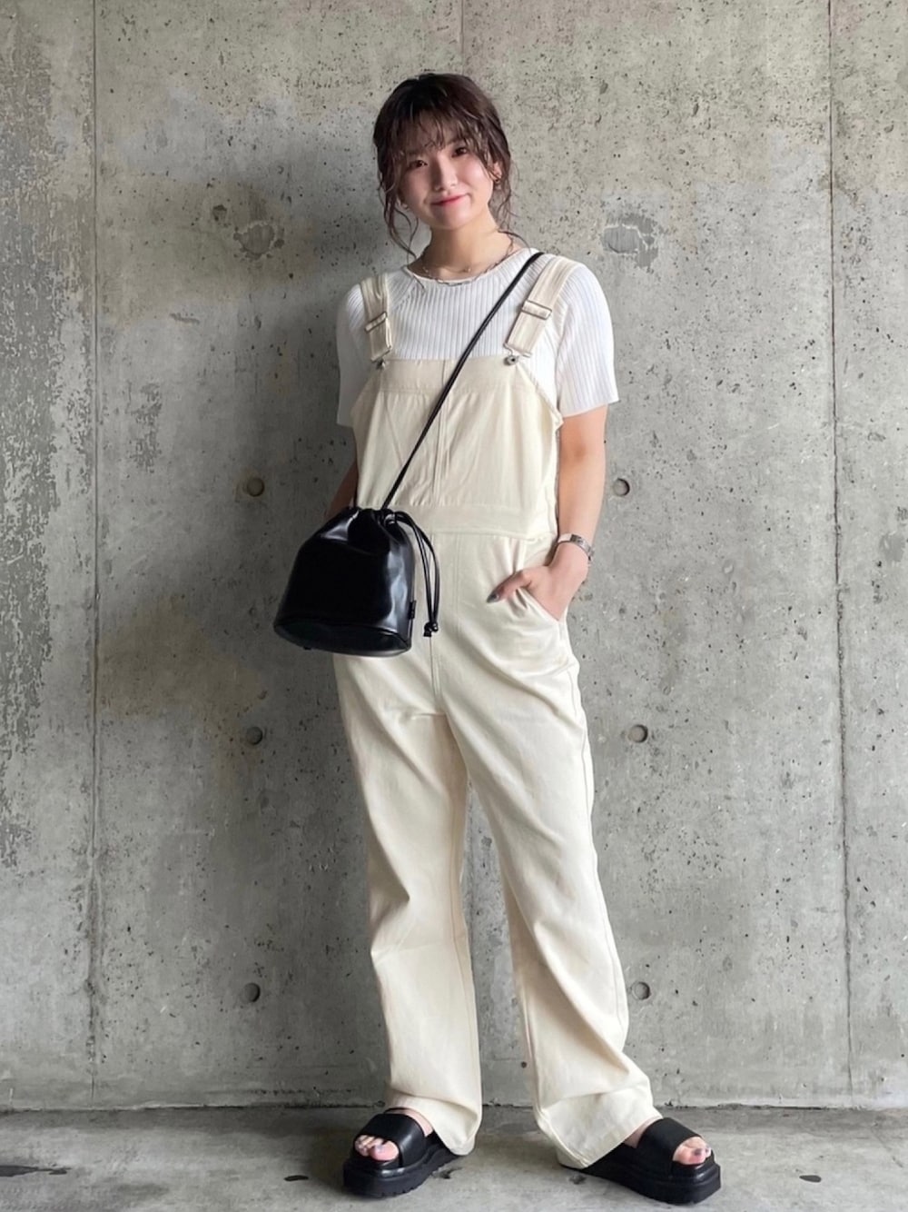 PAGEBOY（ページボーイ）の「ワイドリブニットショートスリーブ