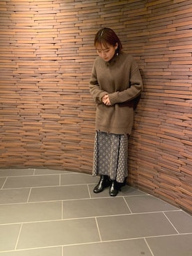 yukaさん（レディース・157cm）の冬コーディネート
