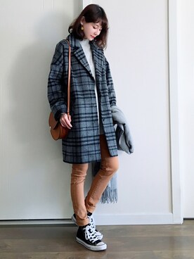 喵喵小桃さん（レディース・160cm）の冬コーディネート