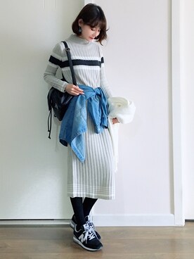 喵喵小桃さん(レディース・160cm)の冬コーディネート