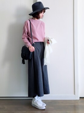 喵喵小桃さん(レディース・160cm)の冬コーディネート