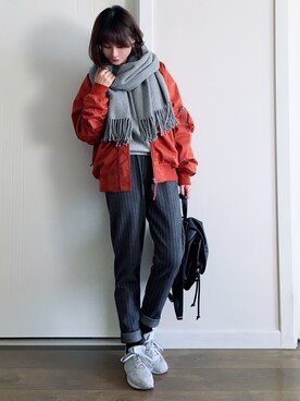 喵喵小桃さん(レディース・160cm)の冬コーディネート